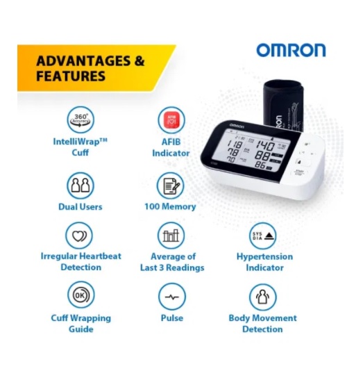 Automatic blood pressure monitor - M7 Intelli IT - Omron