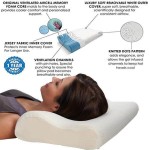 Neck Support Cervical Memory Foam Pillow - 23x13x3.5 The White Willow