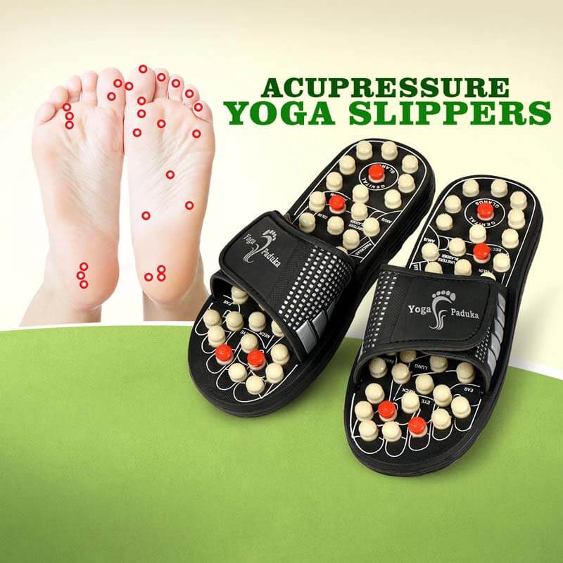Medic Therapeutics Acupressure Deep Tissue Foot Massage Slippers 