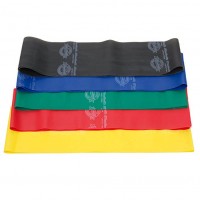 Theraband set of 5 bands (Yellow, Red, Green, Blue, Black)