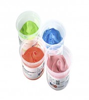 Combo of Hand Therapy Putty Orange Lime Green Blue